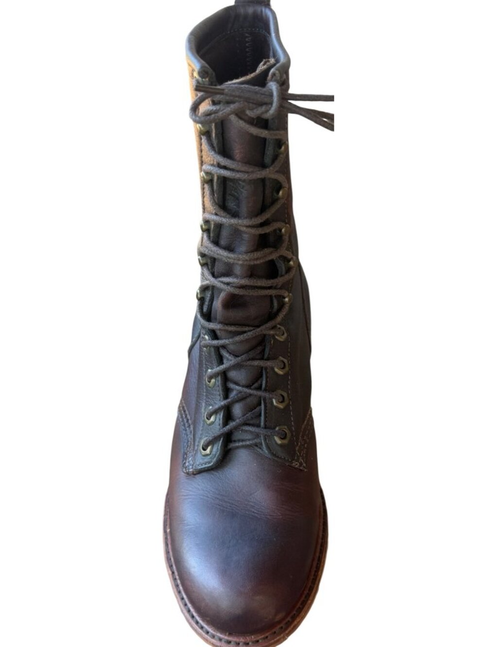 Chippewa 10" Briar Pitstop Logger Work Leather Boots 29437 Men's Size 7.5D-READ - Picture 6 of 16